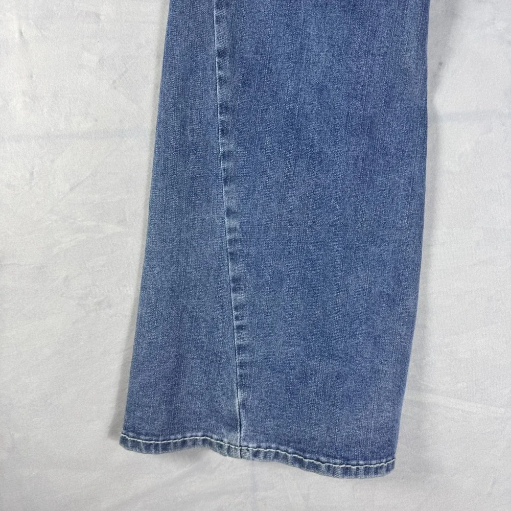 NWT True Religion Joey Womens Flare Jeans Blue Denim Mid Rise Flap Pockets 29‎